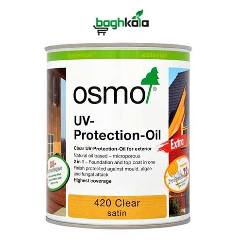 روغن آلمانی اسمو OSMO محافظ چوب ترموود (2/5 لیتر)
